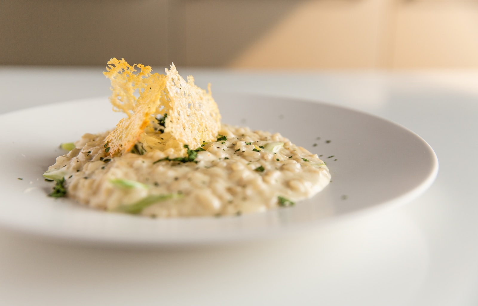 Risotto z zielonym groszkiem