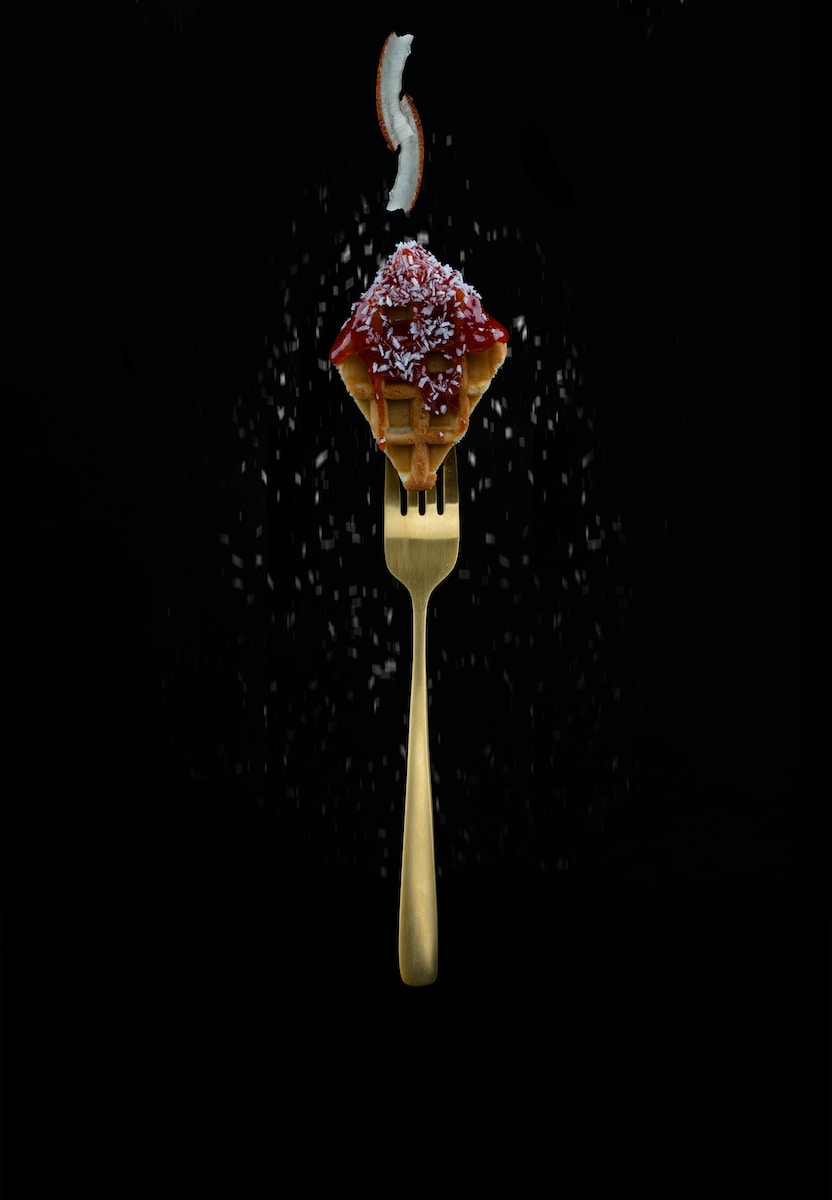 Szybkie wafle z masą makową