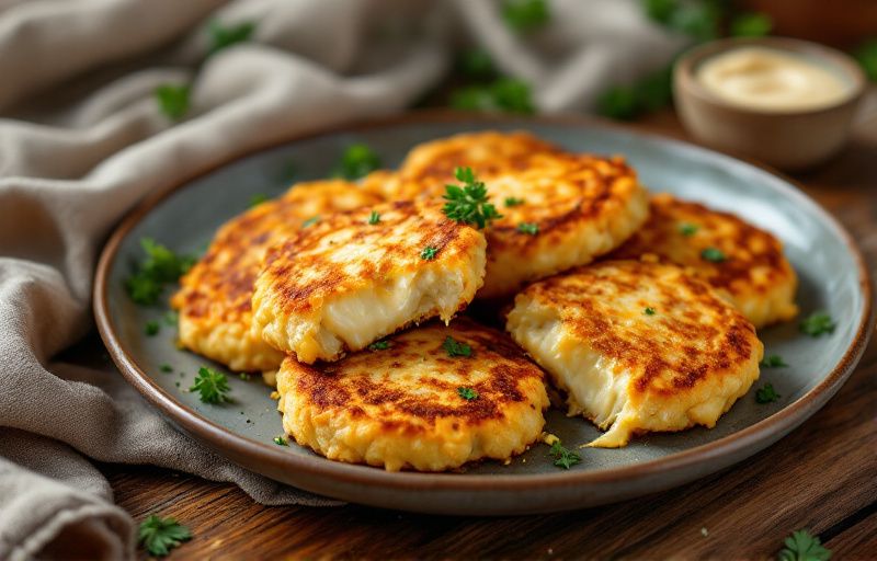Kotlety serowo-ziemniaczane z Air Fryer