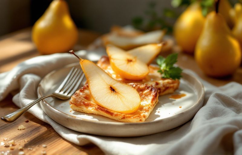 Gruszki na cieście francuskim z Air Fryer
