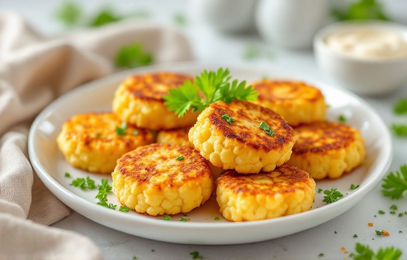 Kotlety z kalafiora z Air Fryer