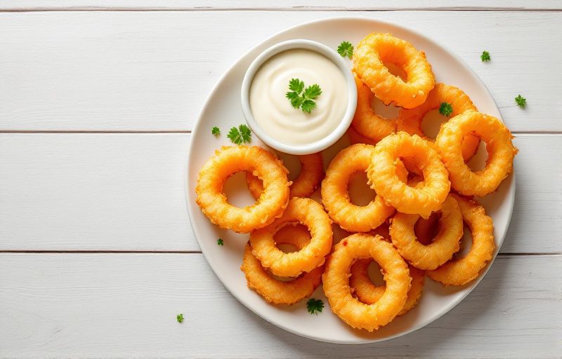 Krążki cebulowe z Air Fryer