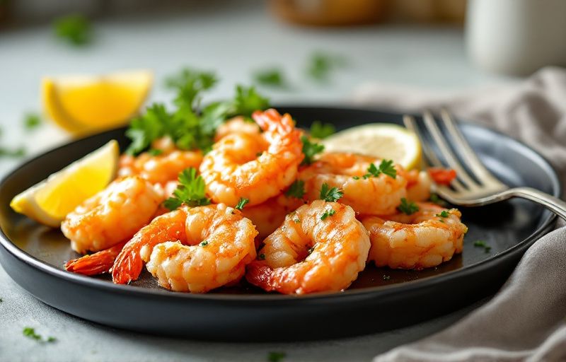 Krewetki z Air Fryer