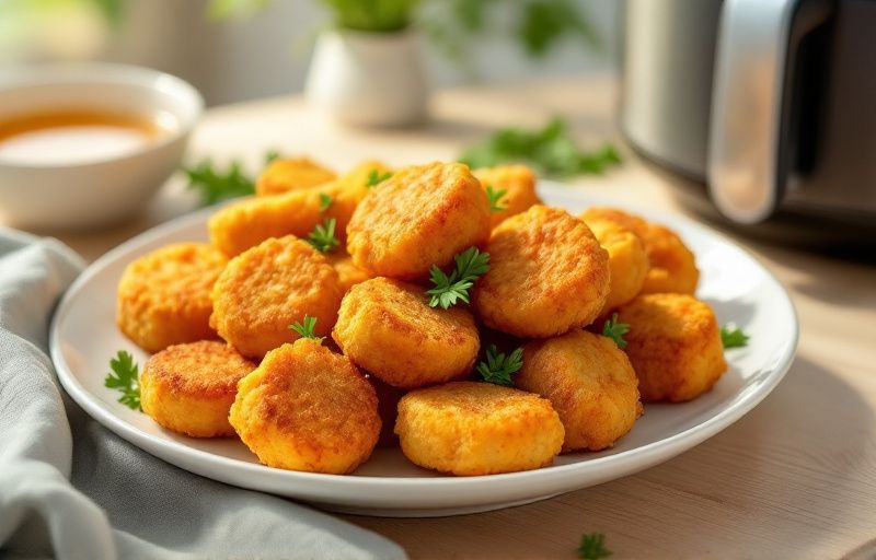 Krokiety z mięsa z rosołu w Air Fryer