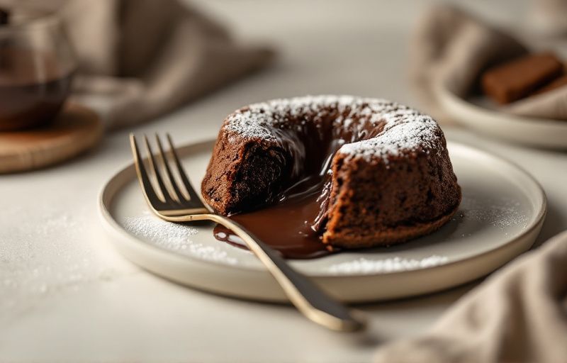 Lava cake z Air Fryer