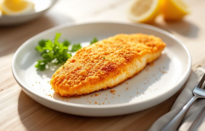 Mintaj w panierce z Air Fryer