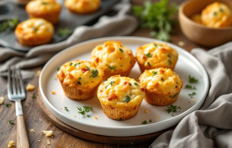 Muffiny śniadaniowe z Air Fryer