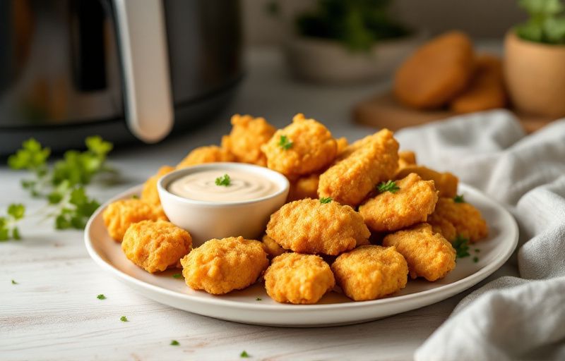 Nuggetsy z kurczaka z Air Fryer