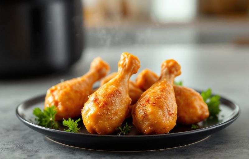 Pałki kurczaka z Air Fryer