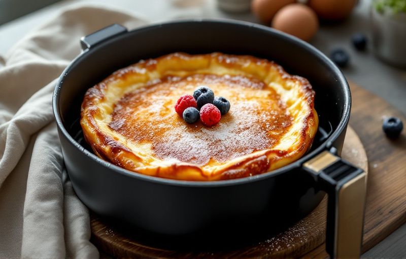 Pieczony naleśnik z Air Fryer