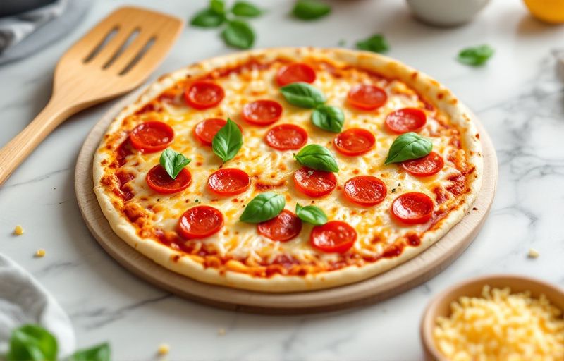 Pizza z tortilli w Air Fryer