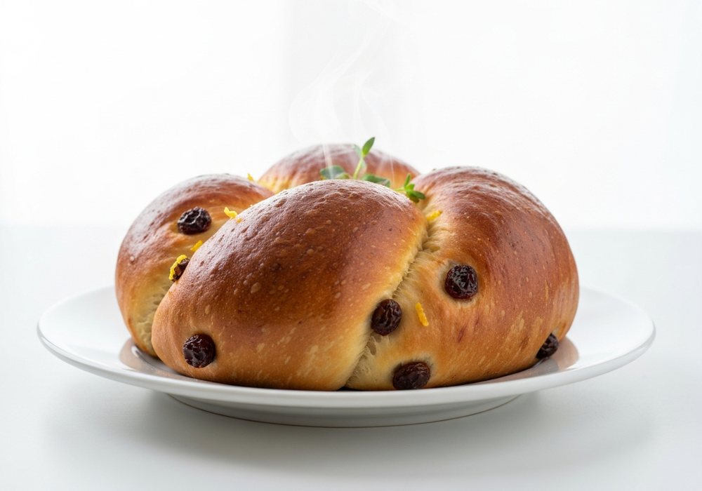 Babka drożdżowa czeska z rodzynkami i skórką cytrynową