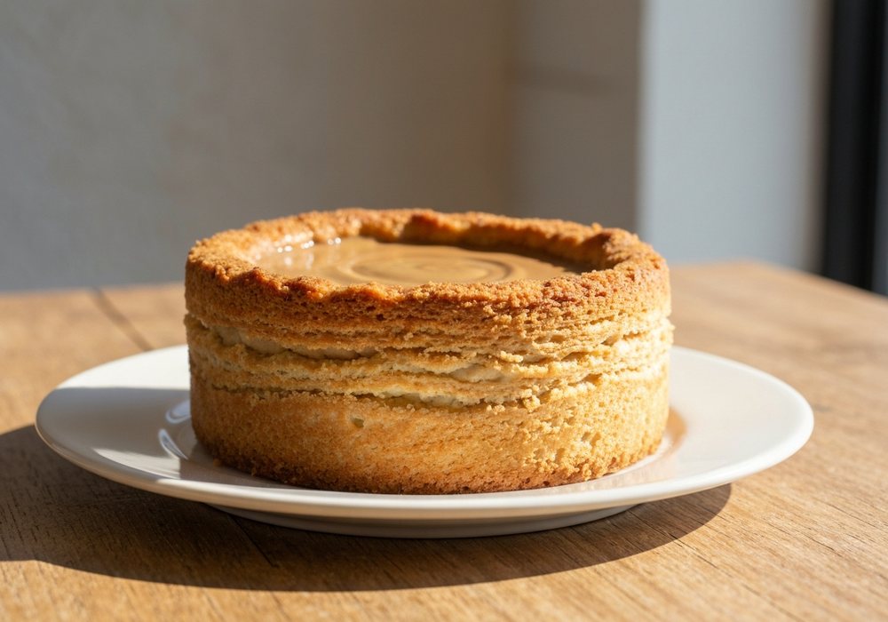 Bolo de bolacha – portugalskie ciasto z herbatników i kremu kawowego