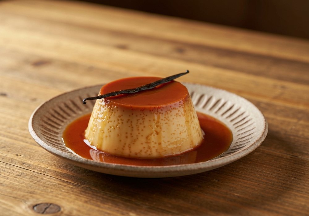 Flan meksykański z karmelem i wanilią