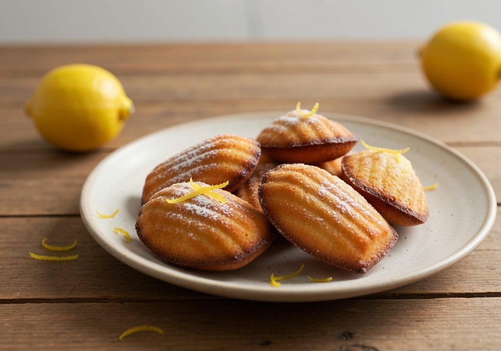 Madeleines francuskie magdalenki cytrynowe